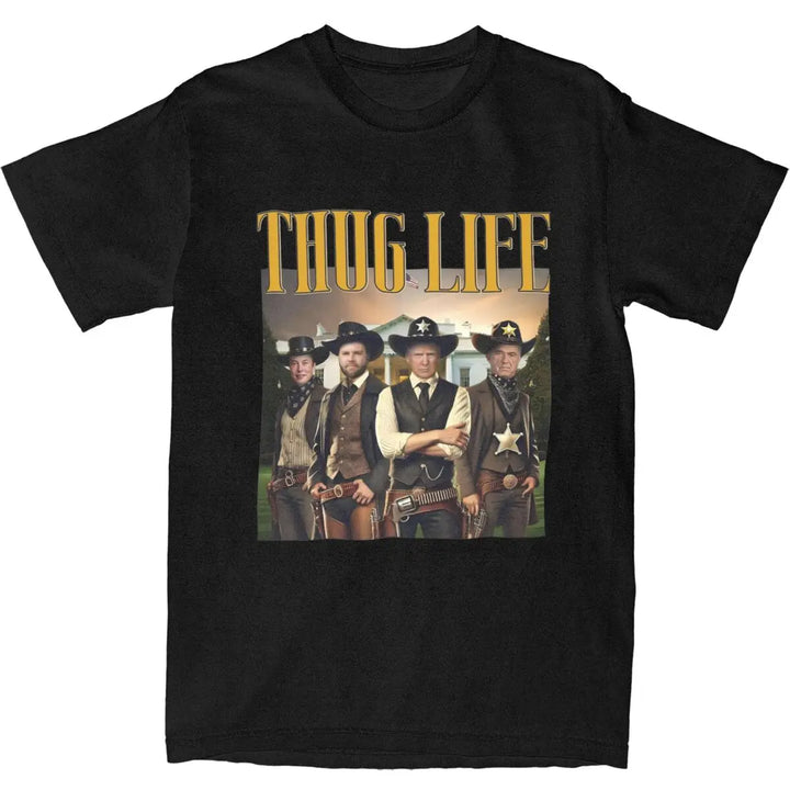 Thug Life Trump Cotton T-Shirt