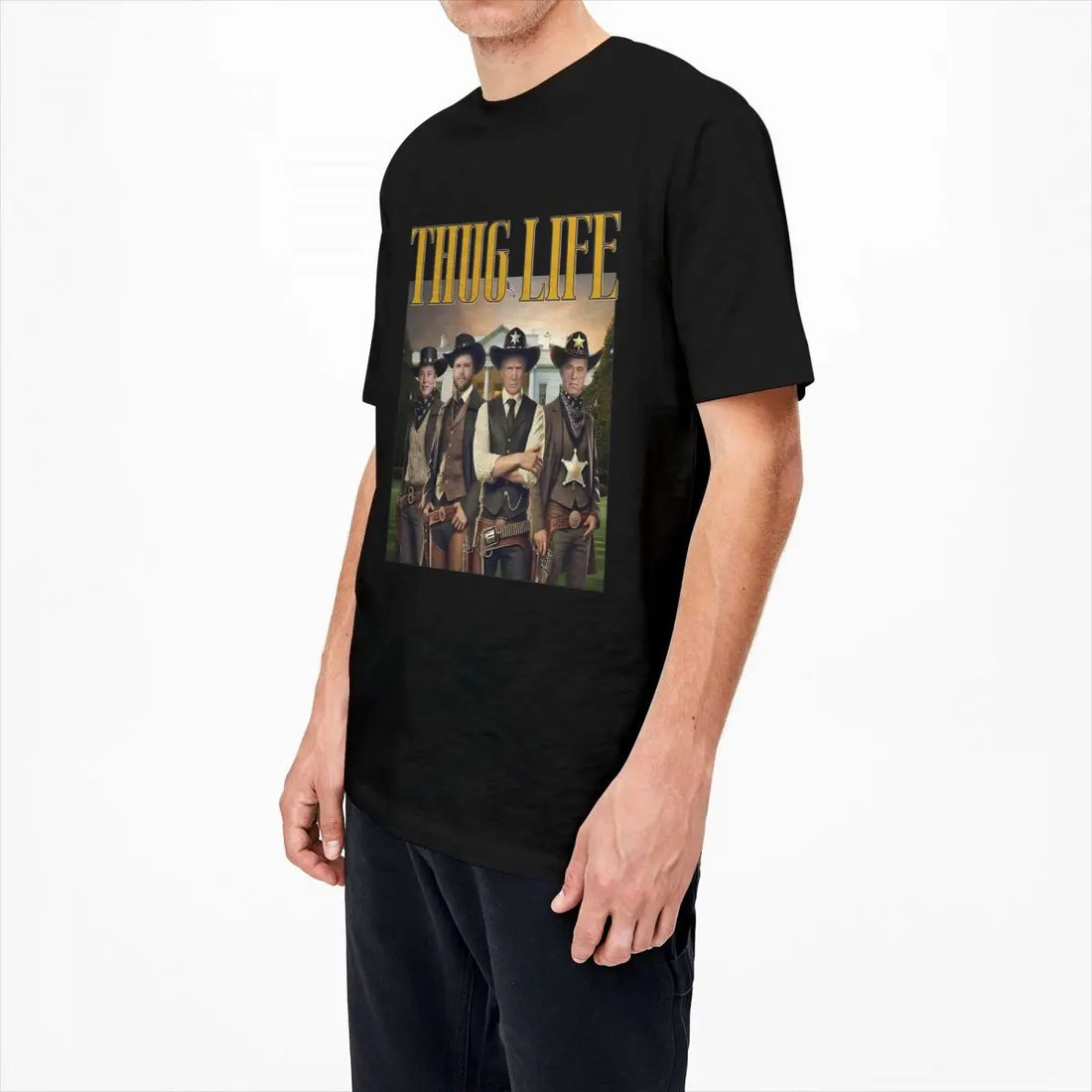 Thug Life Trump Cotton T-Shirt