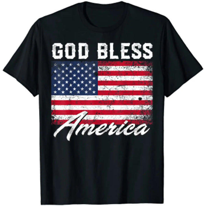 God Bless America Patriotic T-Shirt